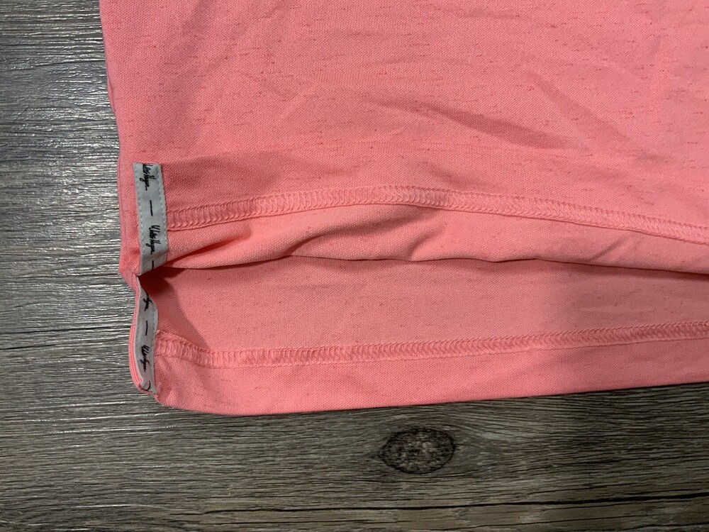 Walter Hagen Golf Polo Shirt Mens S Coral Pink Lightweight Country Club - Picture 8 of 8